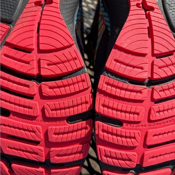 Brooks Adrenaline GTS 22 Running Shoes Black Multi Women’s size 10 - Picture 10 of 11